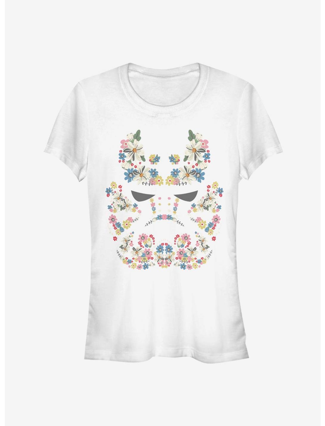 Star Wars Floral Trooper Girls T-Shirt, WHITE, hi-res