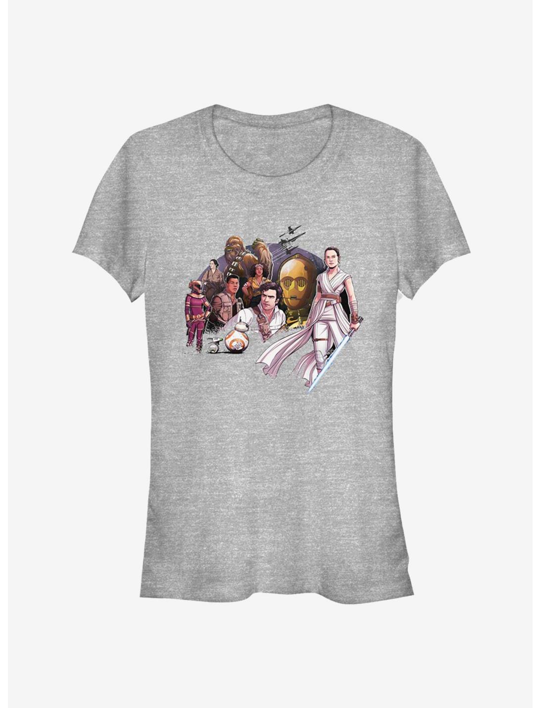 Star Wars Trixie Grouped Girls T-Shirt, ATH HTR, hi-res