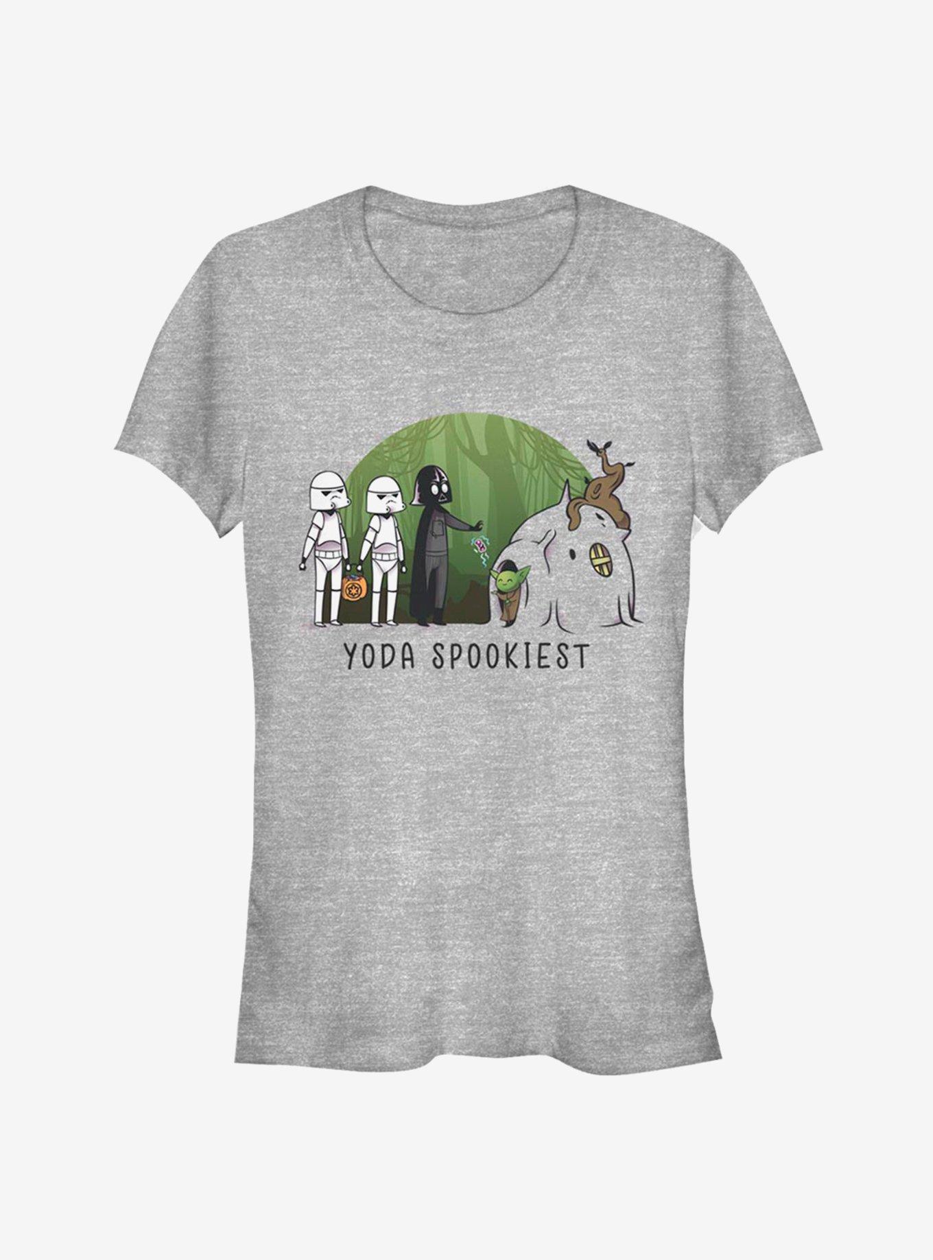 Star Wars Yoda Spookiest Girls T-Shirt, ATH HTR, hi-res