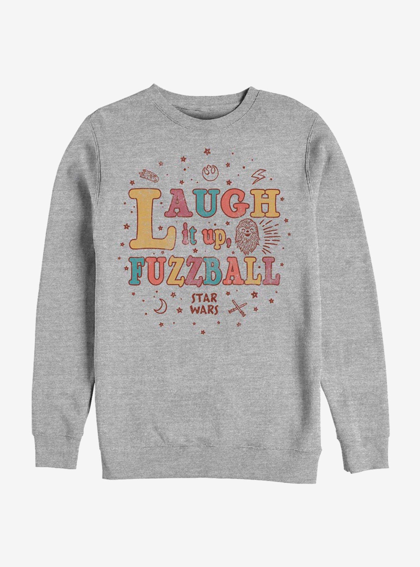 Star Wars Laugh It Up Fuzzball Sweatshirt, ATH HTR, hi-res
