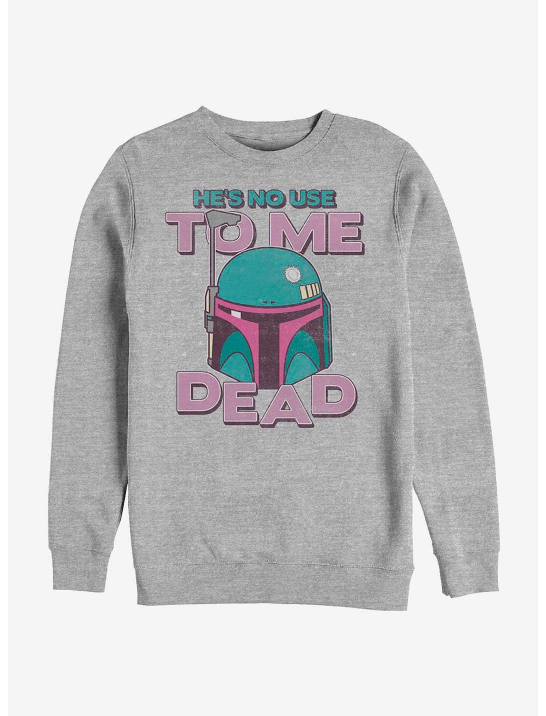 Star Wars No Use Dead Sweatshirt, ATH HTR, hi-res