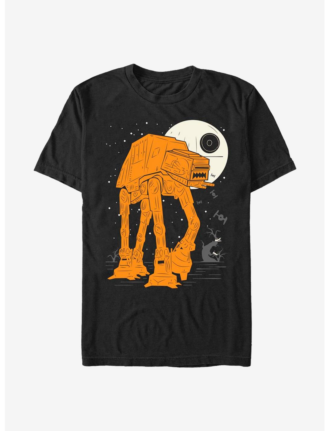 Star Wars AT-AT Walker Full Moon T-Shirt, BLACK, hi-res