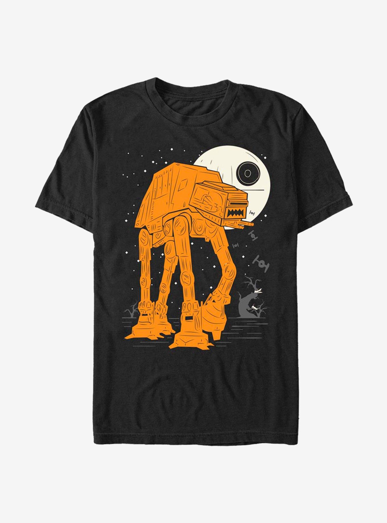 Star Wars AT-AT Walker Full Moon T-Shirt, BLACK, hi-res