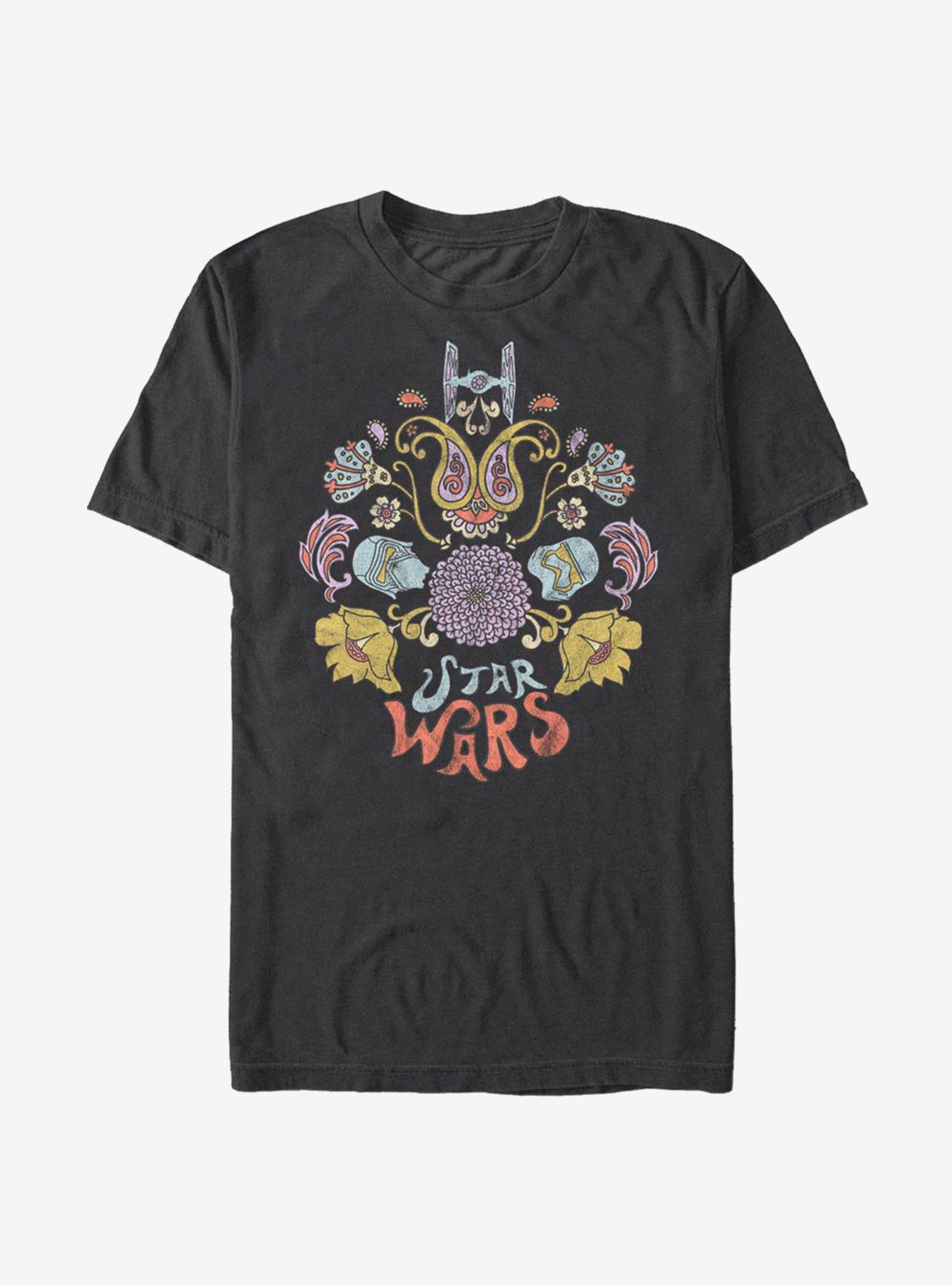 Star Wars Darkside Floral T-Shirt, BLACK, hi-res