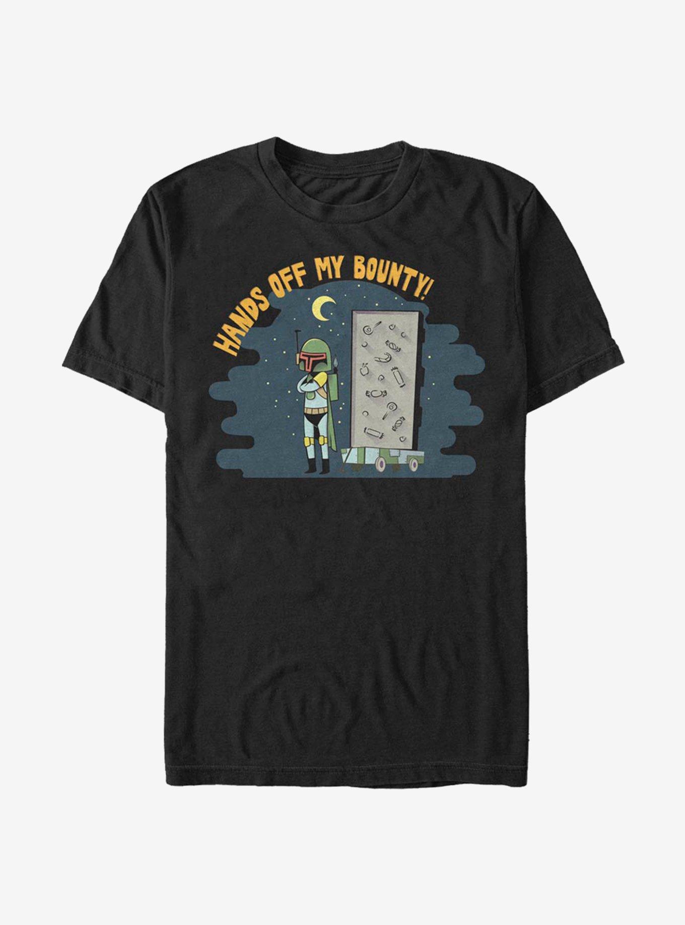 Star Wars Boba Fett Hands Off My Bounty! T-Shirt, BLACK, hi-res
