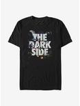 Star Wars Space Battle Interwoven Text T-Shirt, BLACK, hi-res