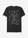 Star Wars Vader Woodcut T-Shirt, BLACK, hi-res