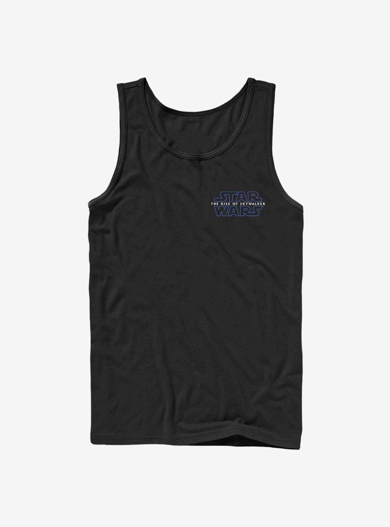 Star Wars Episode 9 Logo Chest Tank, BLACK, hi-res