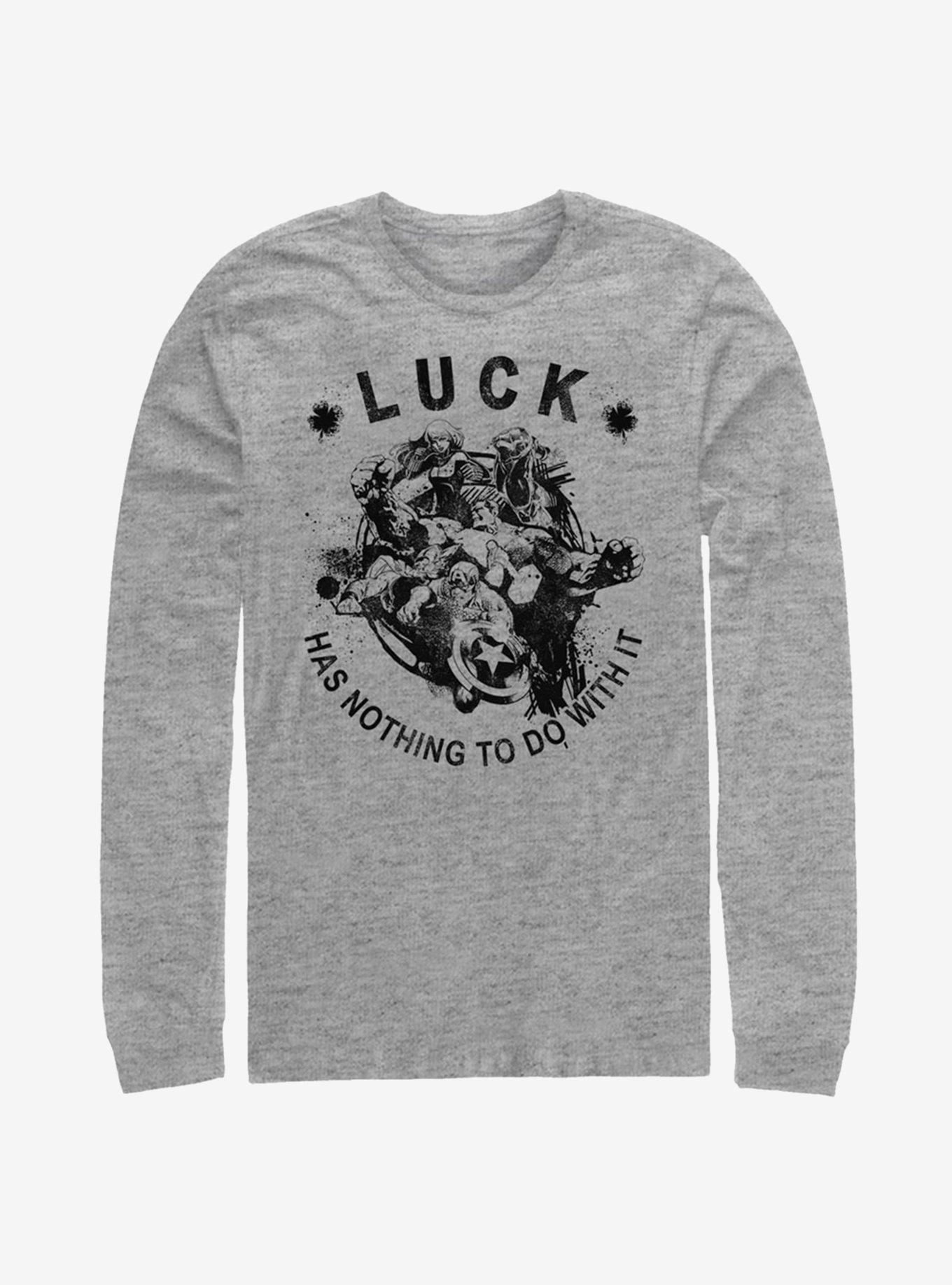 Marvel Avengers No Luck Just Skill Long-Sleeve T-Shirt