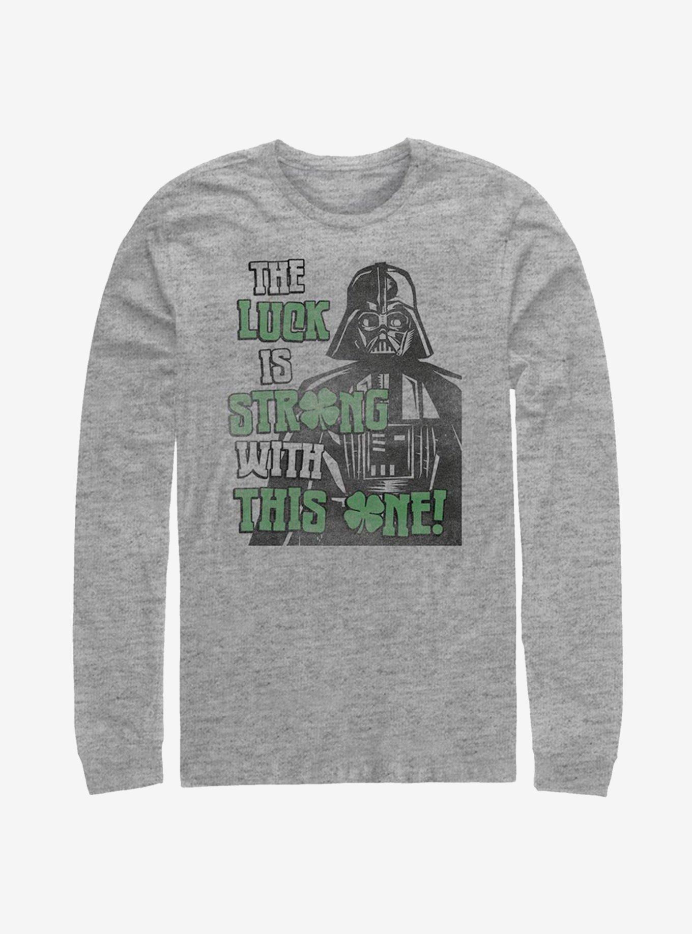 Star Wars Good-Luck Long-Sleeve T-Shirt, ATH HTR, hi-res