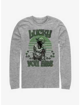 Star Wars Lucky Is Yoda Long-Sleeve T-Shirt, , hi-res