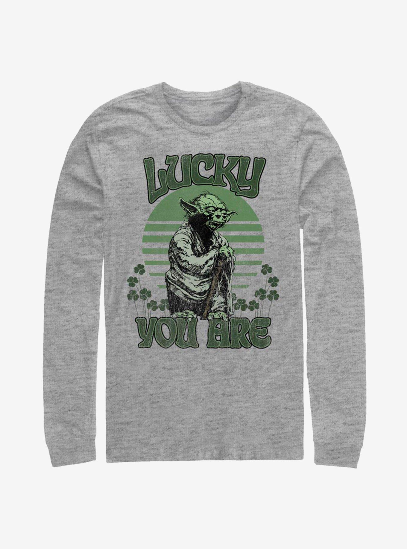 Star Wars Lucky Is Yoda Long-Sleeve T-Shirt, , hi-res