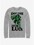 Marvel Hulk Push The Luck Long-Sleeve T-Shirt, ATH HTR, hi-res
