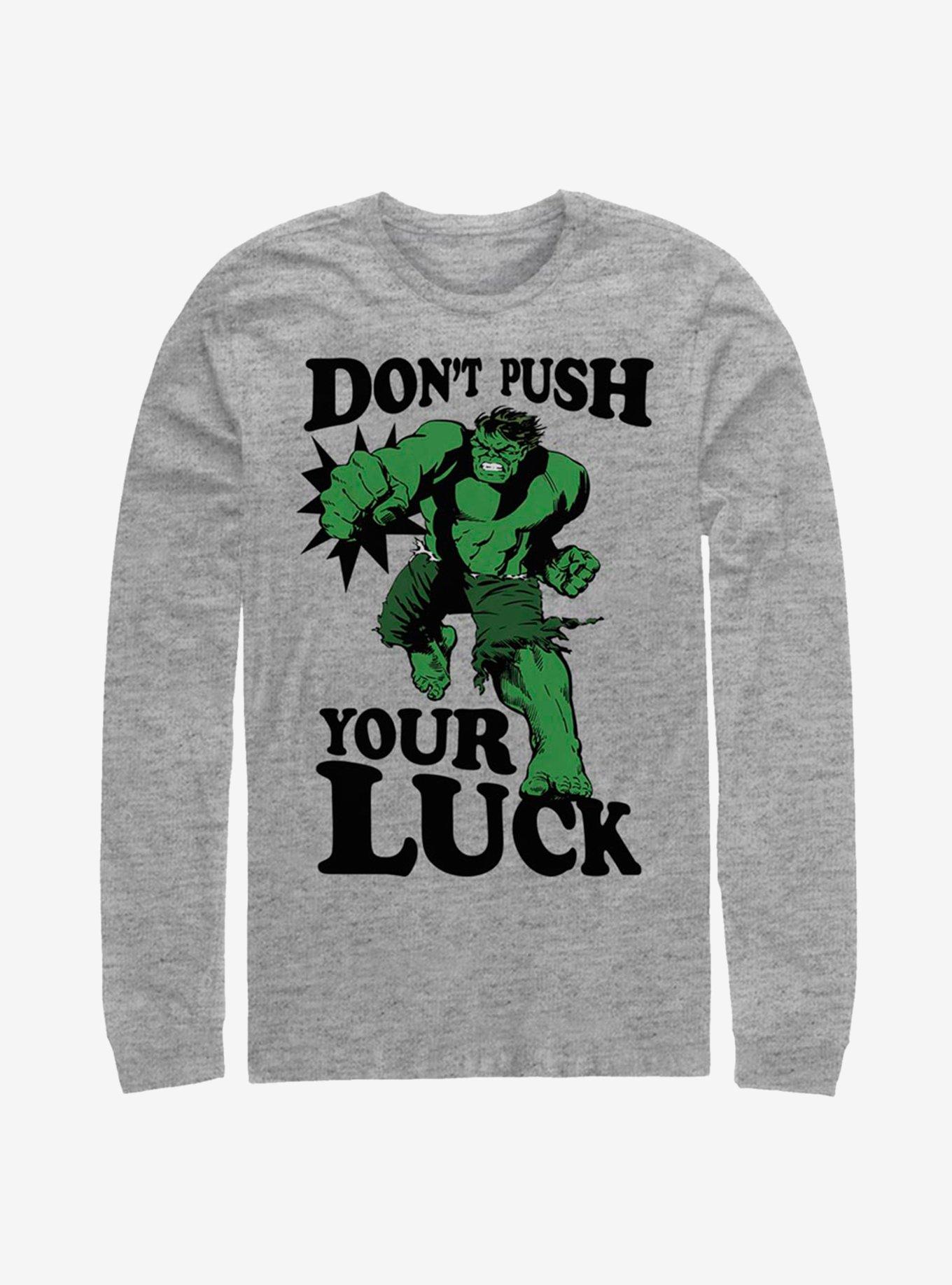 Marvel Hulk Push The Luck Long-Sleeve T-Shirt, , hi-res