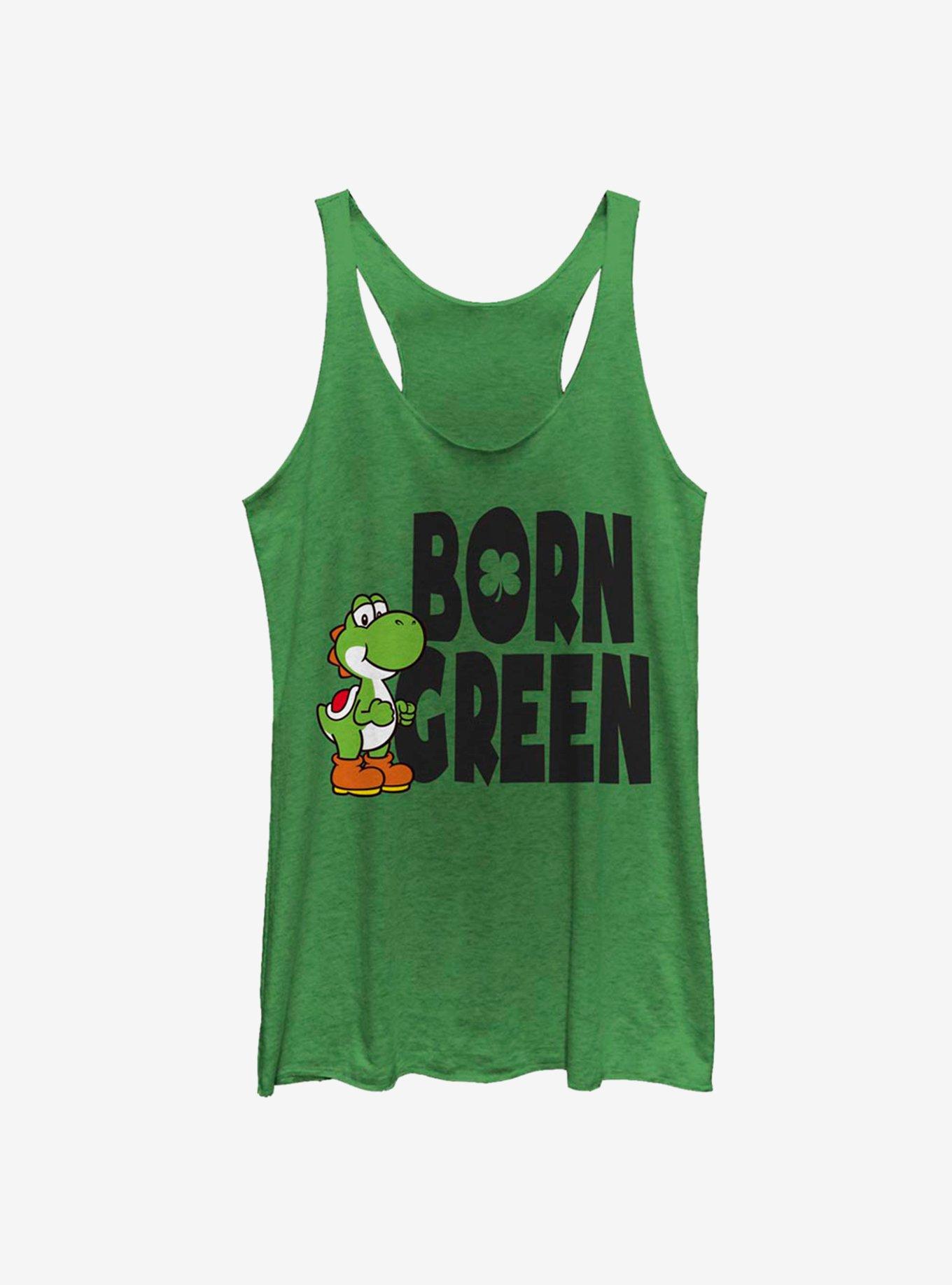 Nintendo Mario Born Green Girls Tank, ENVY, hi-res