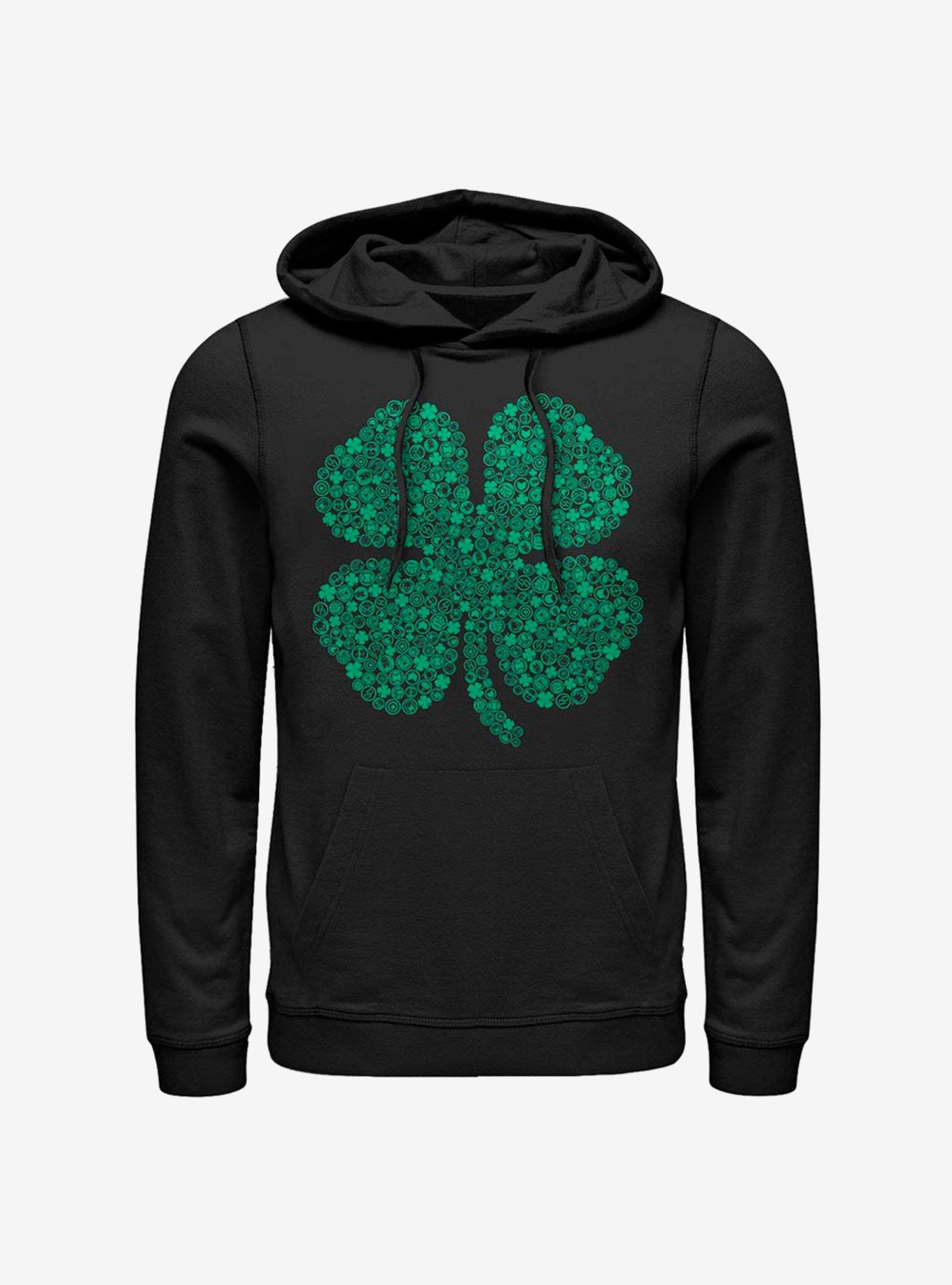 Marvel Avengers Shamrock Icon Hoodie