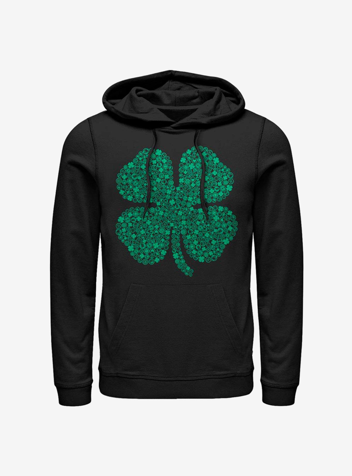 Marvel Avengers Shamrock Icon Hoodie, , hi-res