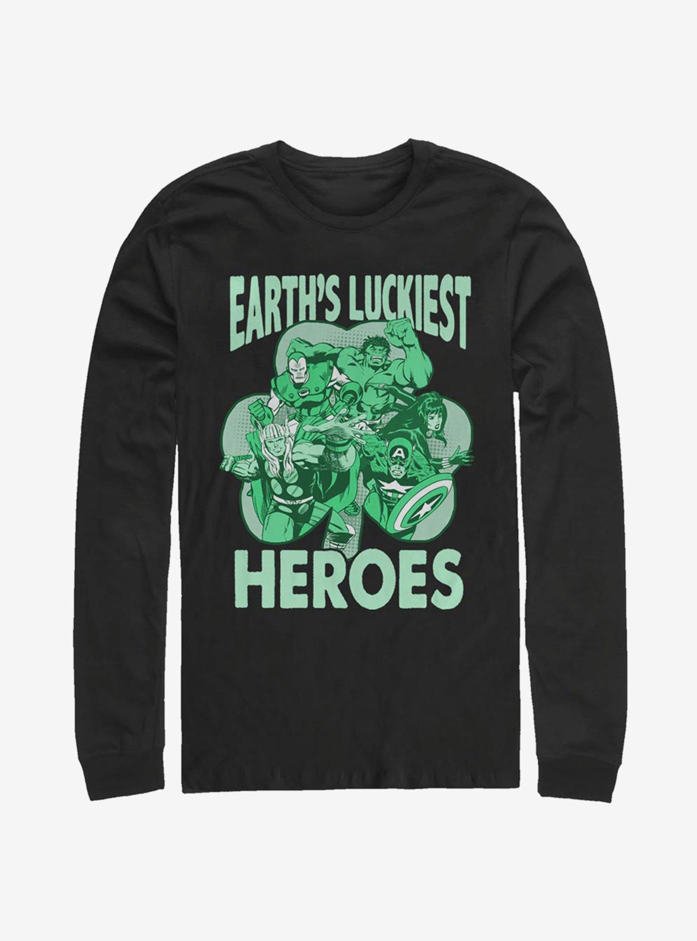 Marvel Avengers Luck Of The Hero Long-Sleeve T-Shirt, , hi-res