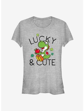 Nintendo Super Mario Lucky And Cute Yoshi Girls T-Shirt, , hi-res