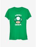 Nintendo Mario Lucky Mushroom Girls T-Shirt, KELLY, hi-res