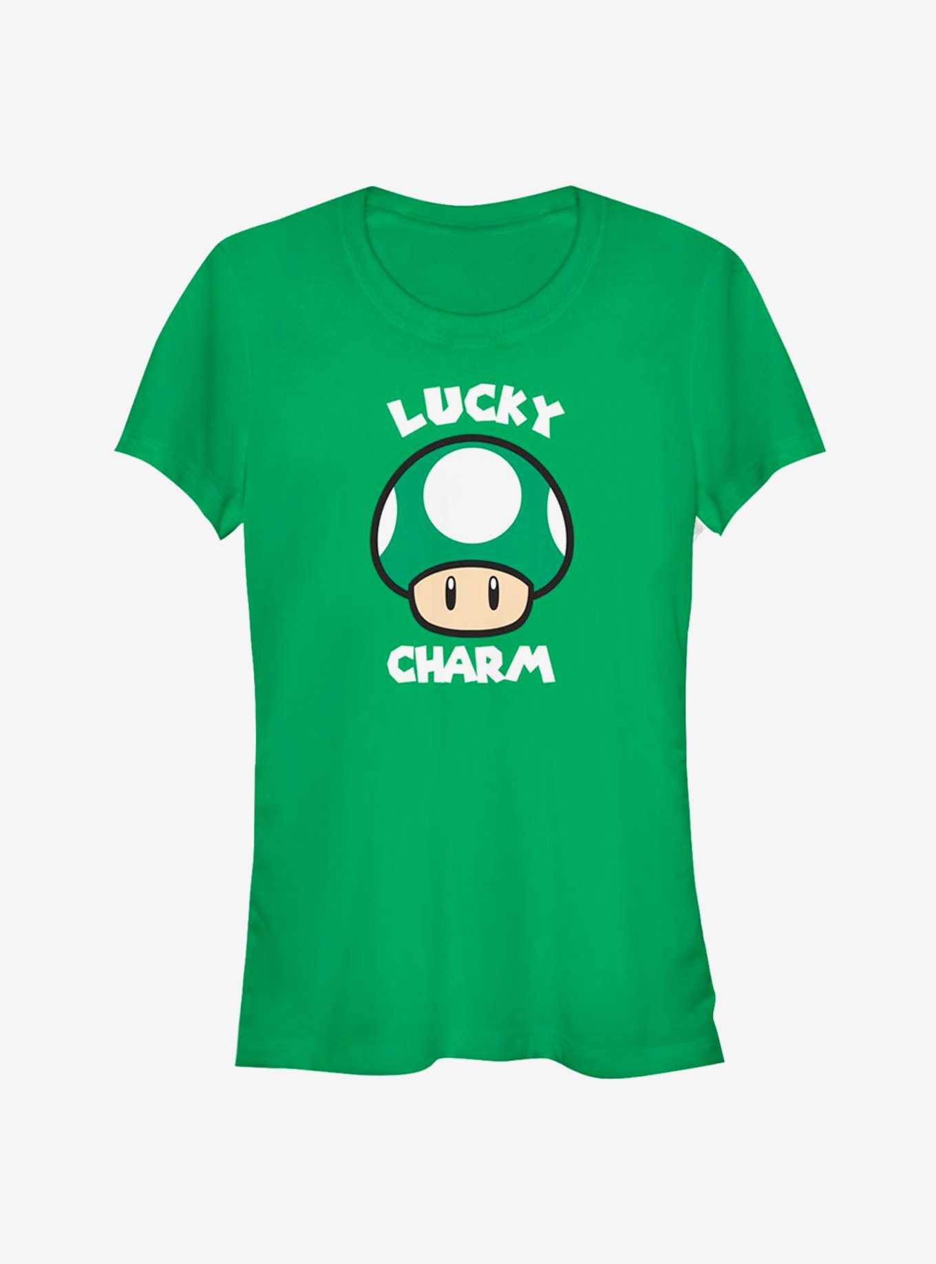 Nintendo Mario Lucky Mushroom Girls T-Shirt, , hi-res