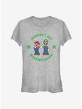 Nintendo Mario Wear Green Girls T-Shirt, ATH HTR, hi-res