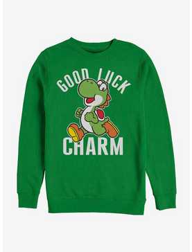 Nintendo Mario Yoshi Good Luck Sweatshirt, , hi-res