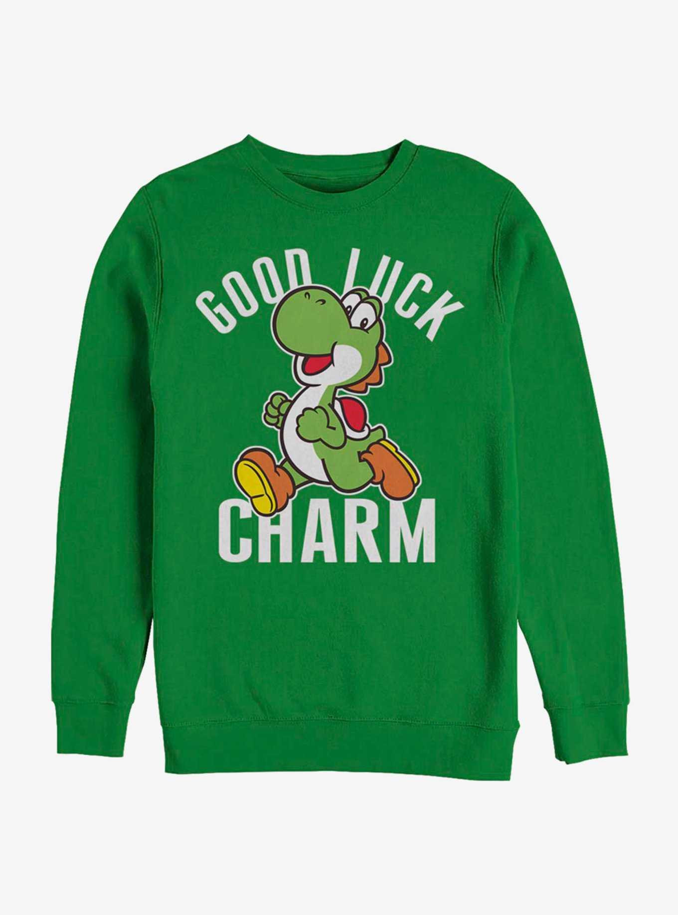 Nintendo Mario Yoshi Good Luck Sweatshirt, , hi-res