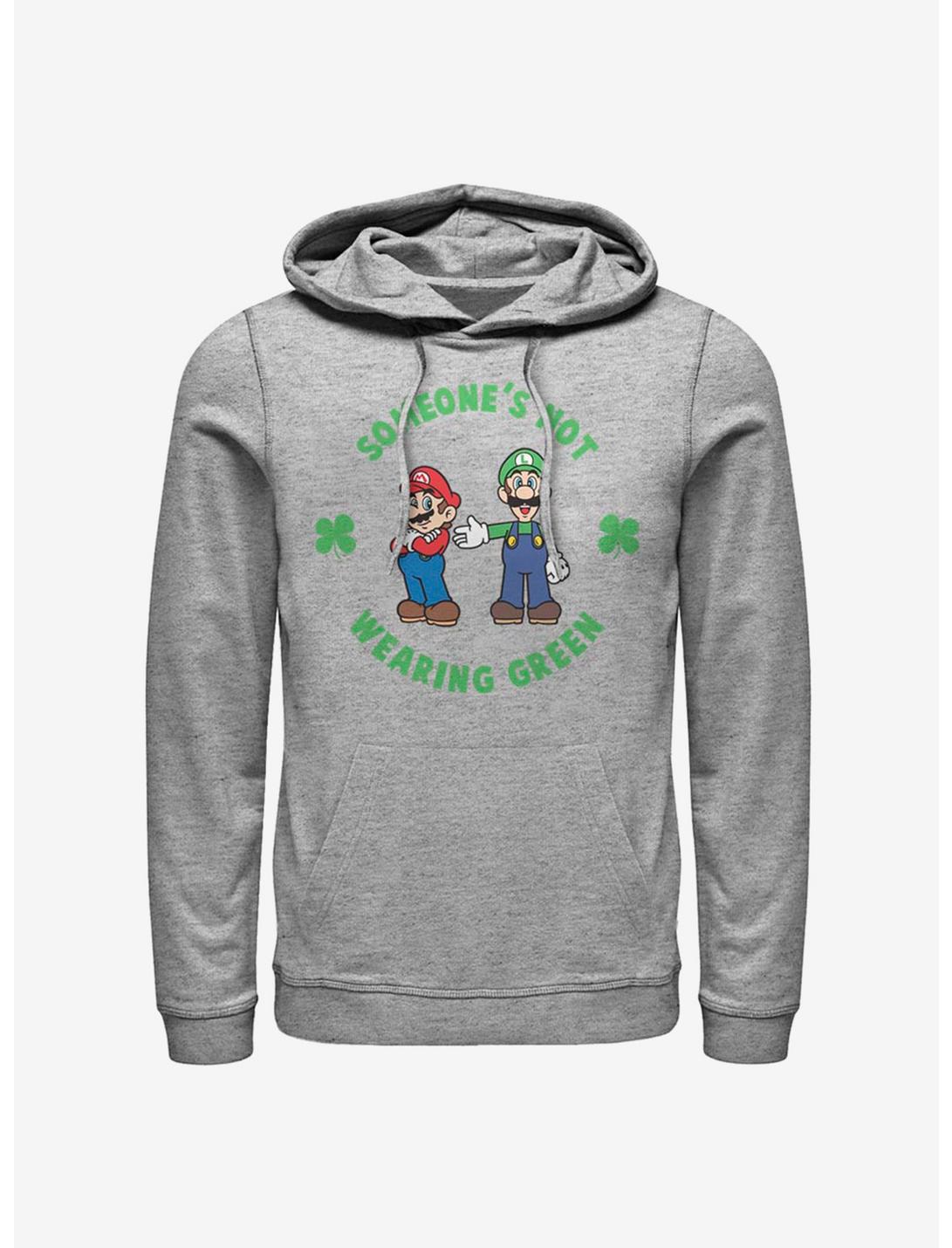Nintendo Mario Wear Green Hoodie, ATH HTR, hi-res