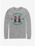 Nintendo Mario Wear Green Long-Sleeve T-Shirt, ATH HTR, hi-res