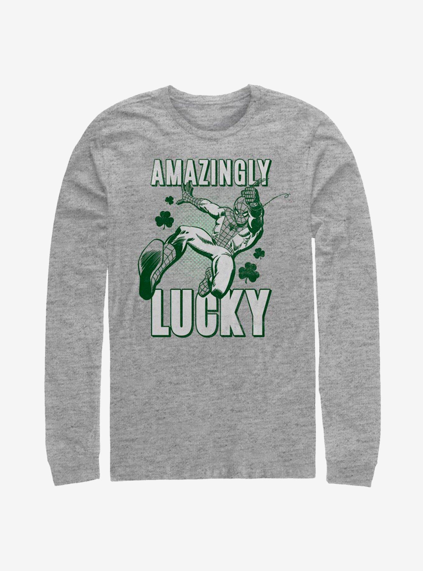 Marvel Spider-Man Amazingly Lucky Long-Sleeve T-Shirt, , hi-res