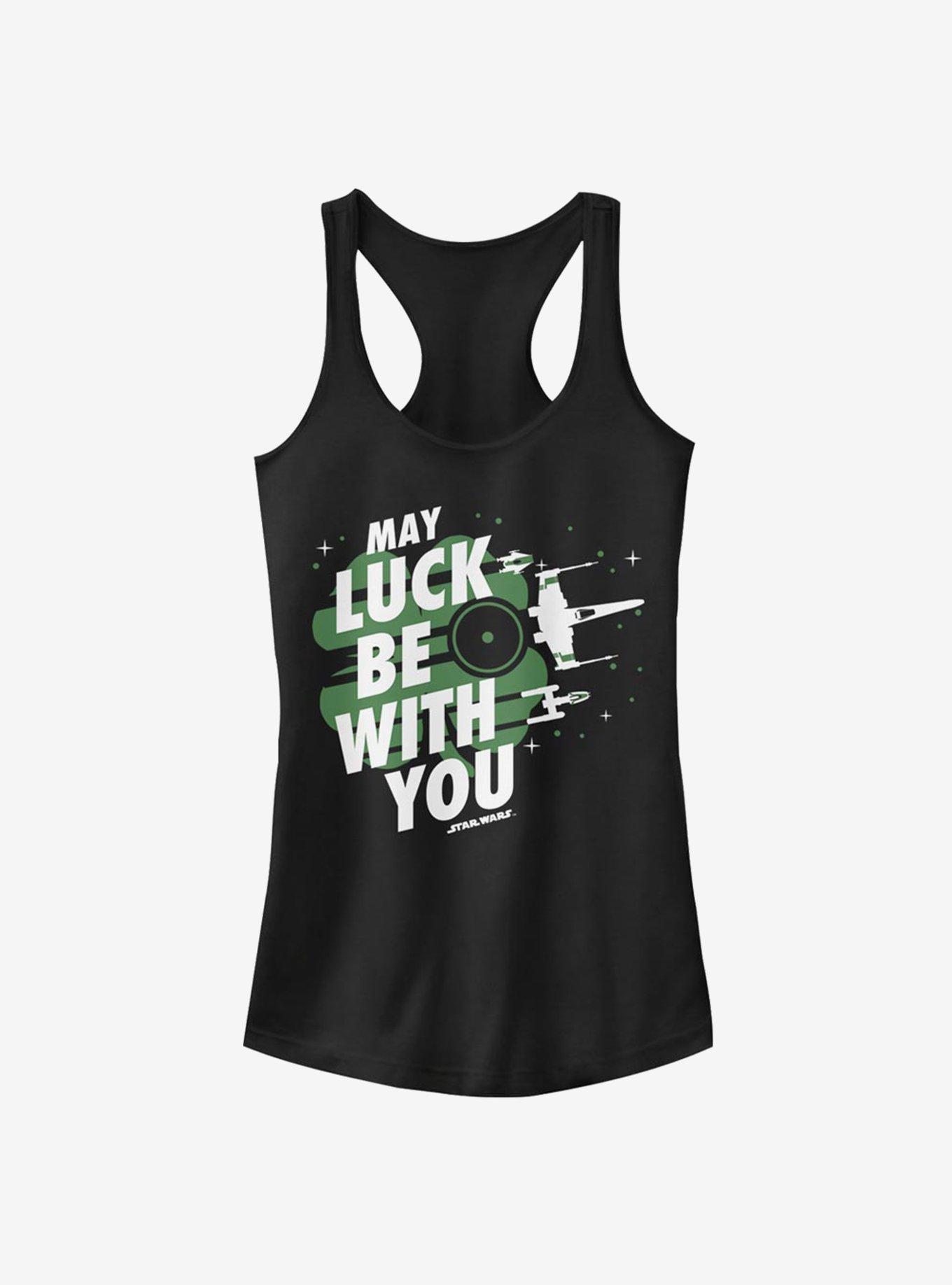 Star Wars Luck Fighters Girls Tank, BLACK, hi-res