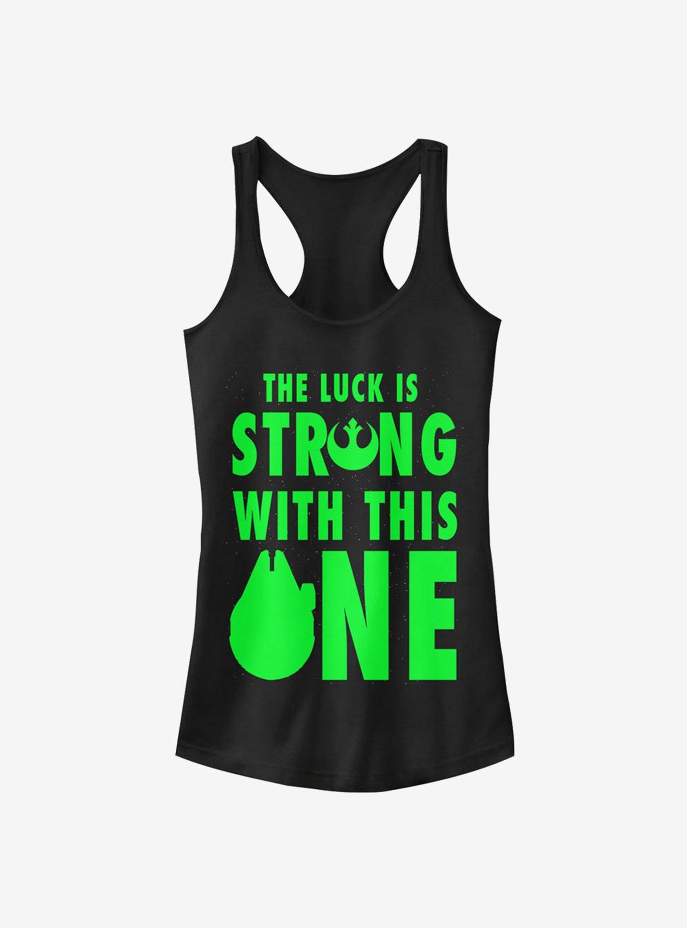 Star Wars Lucky User Girls Tank, BLACK, hi-res