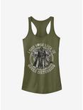 Star Wars Out Of Luck Girls Tank, MIL GRN, hi-res