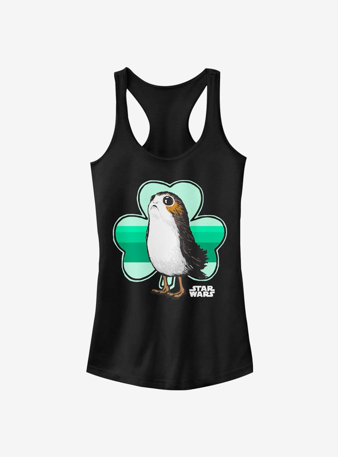 Star Wars Porg Clover Girls Tank, BLACK, hi-res