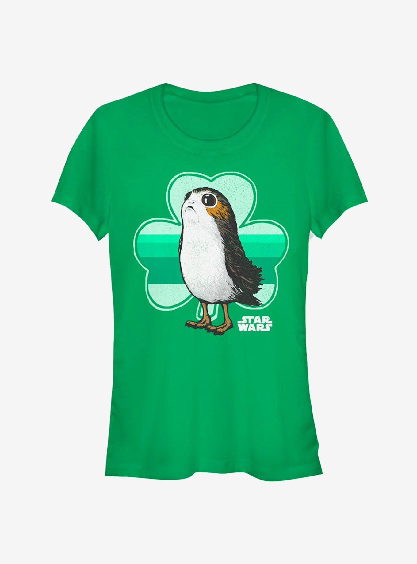 Star Wars Porg Clover Girls T-Shirt, KELLY, hi-res