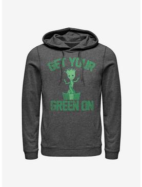 Marvel Guardians Of The Galaxy Groot Green  Hoodie, , hi-res