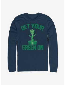 Marvel Guardians Of The Galaxy Groot Green Long-Sleeve T-Shirt, , hi-res