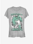 Marvel Hulk Incredibly Lucky Girls T-Shirt, ATH HTR, hi-res