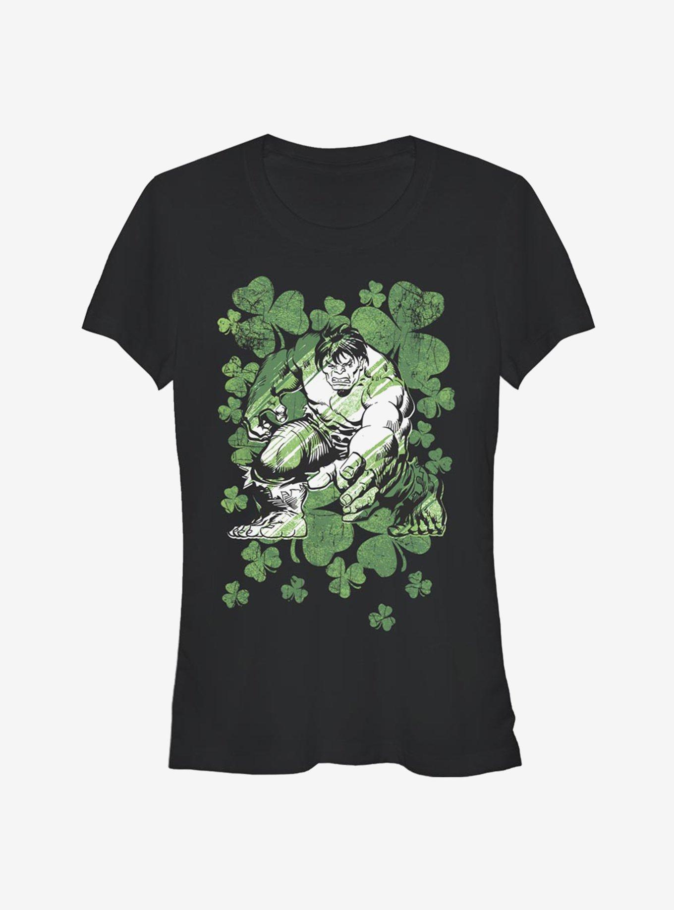 Marvel Hulk Lucky Hulk Girls T-Shirt, BLACK, hi-res