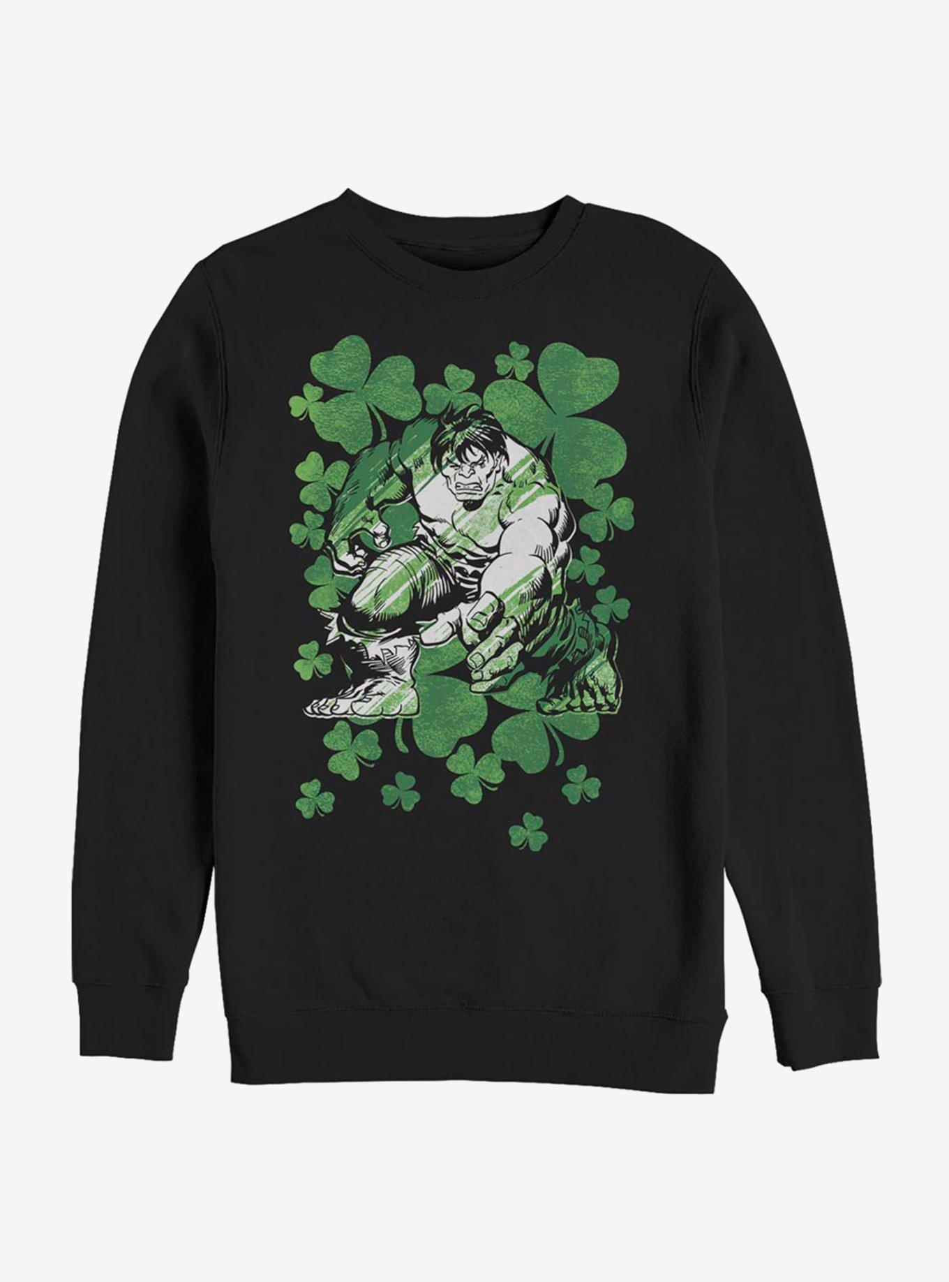 Marvel Hulk Lucky Hulk Sweatshirt, BLACK, hi-res