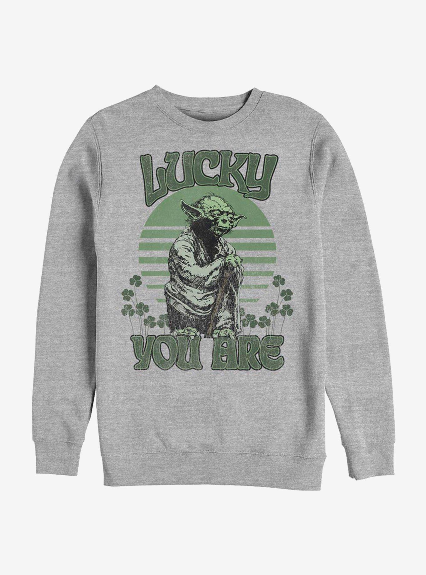 Star Wars Lucky Is Yoda Sweatshirt, , hi-res