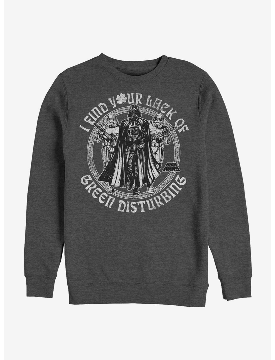 Star Wars Out Of Luck  Sweatshirt, CHAR HTR, hi-res