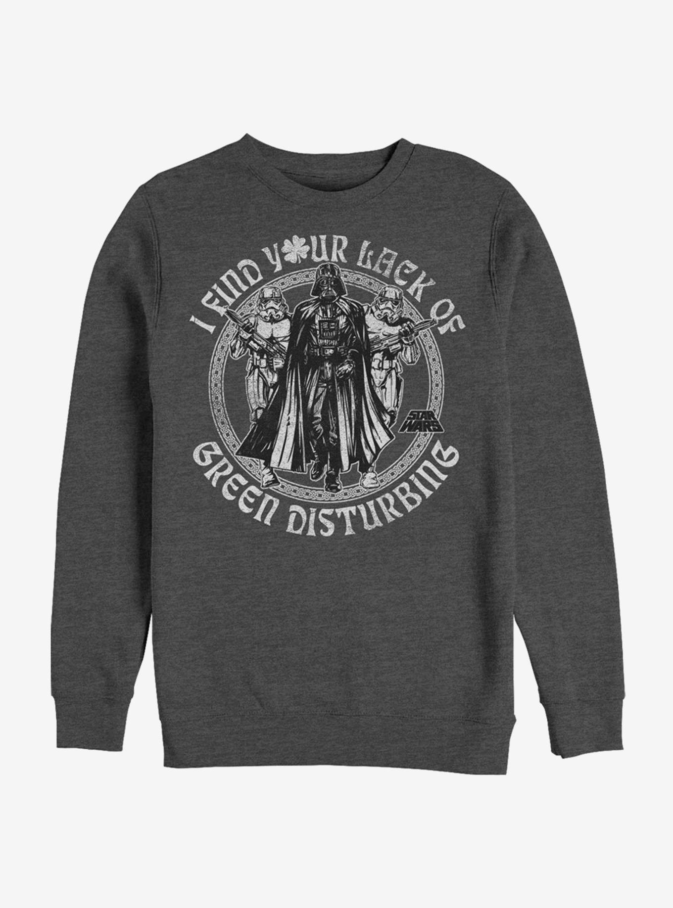 Star Wars Out Of Luck  Sweatshirt, CHAR HTR, hi-res