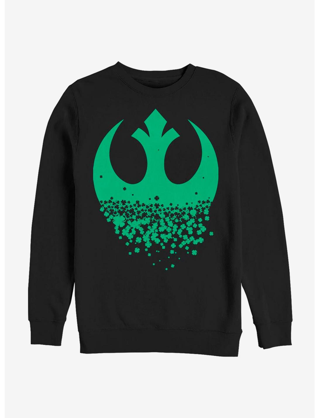 Star Wars Rebel Clover Sweatshirt, BLACK, hi-res