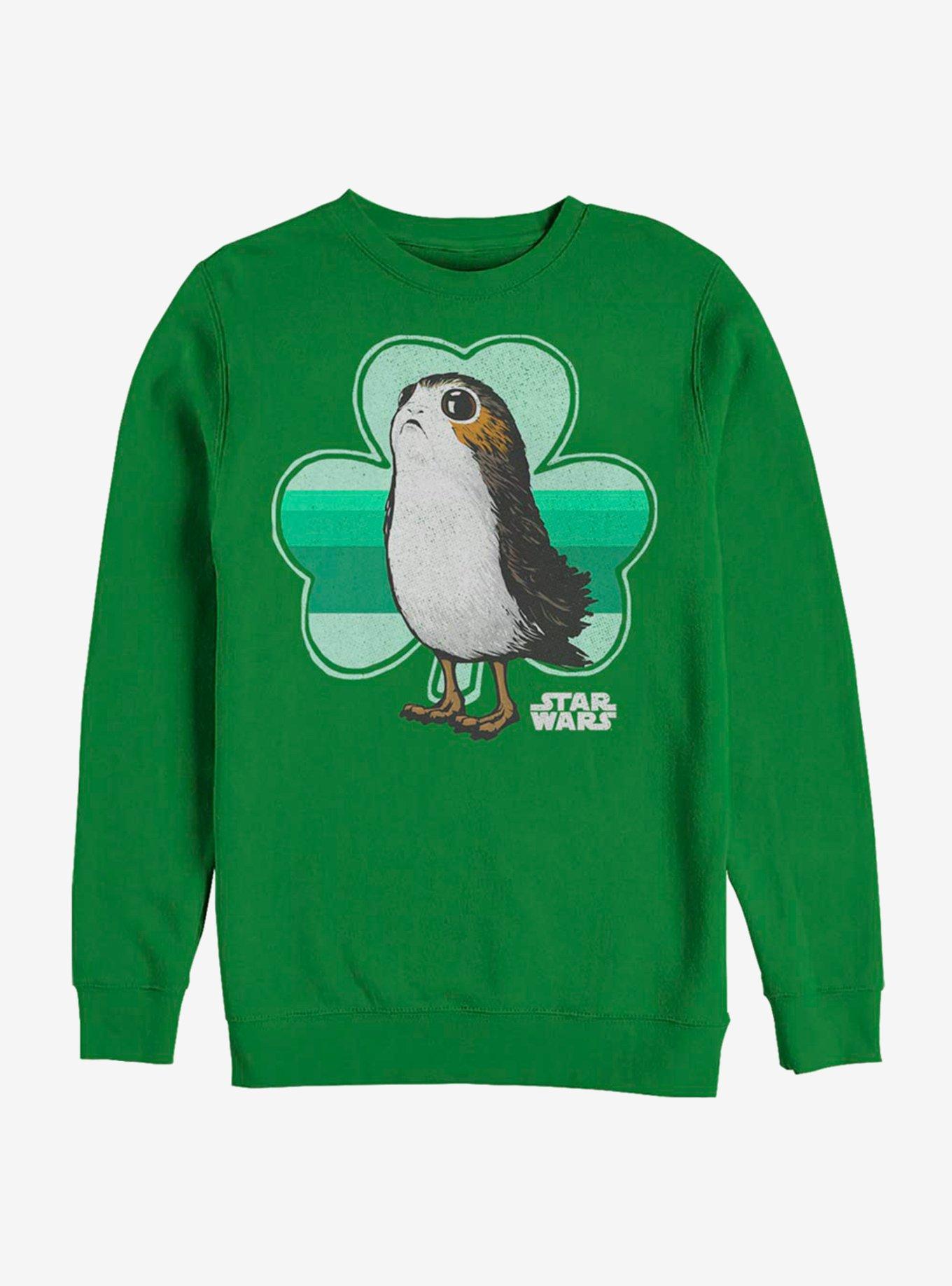 Star Wars Porg Clover Sweatshirt, KELLY, hi-res