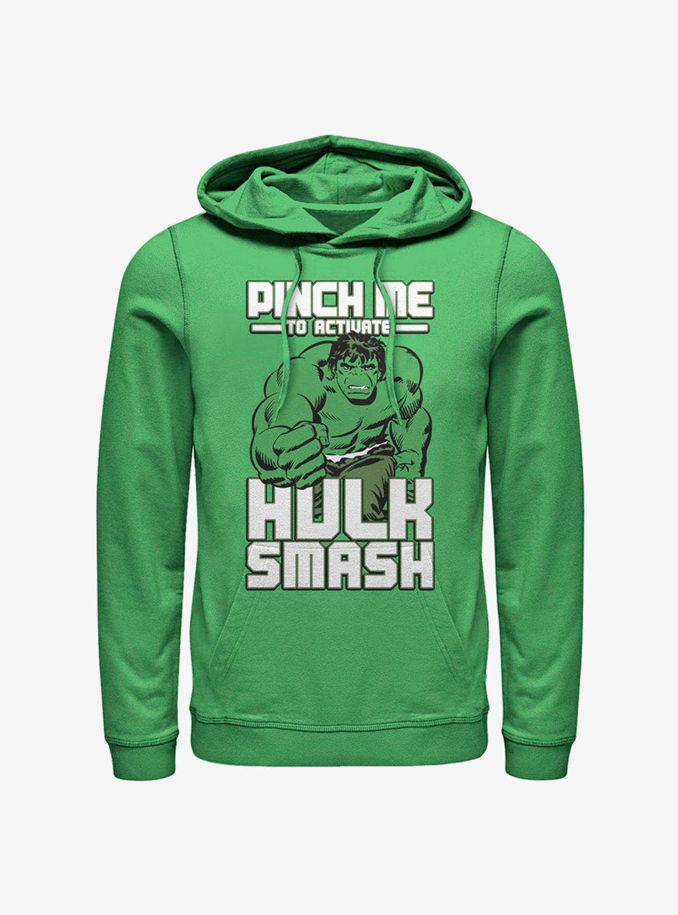Marvel Hulk Hulk Smash Pinch Hoodie, KELLY, hi-res