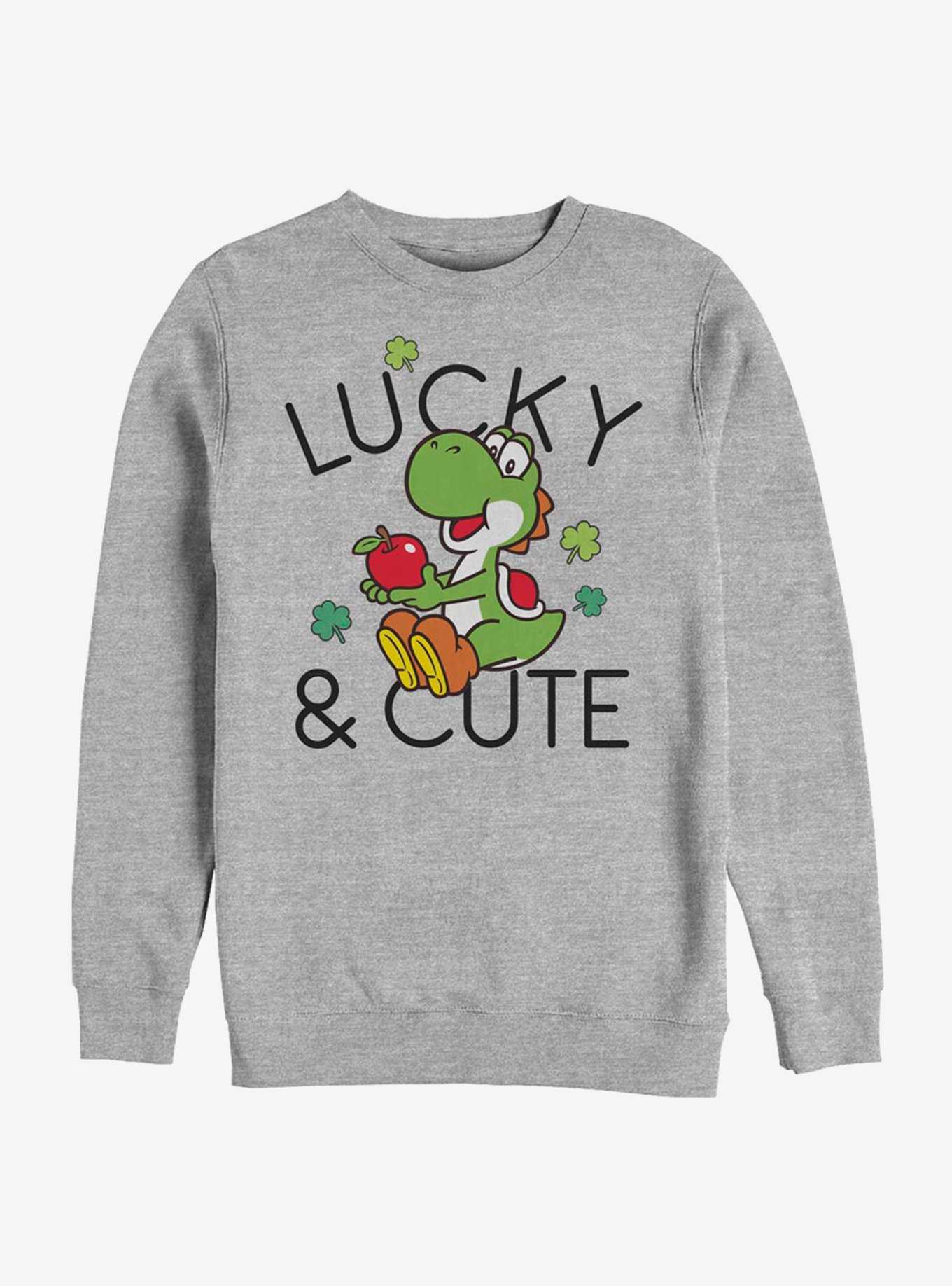 Nintendo Super Mario Lucky And Cute Yoshi Sweatshirt, , hi-res