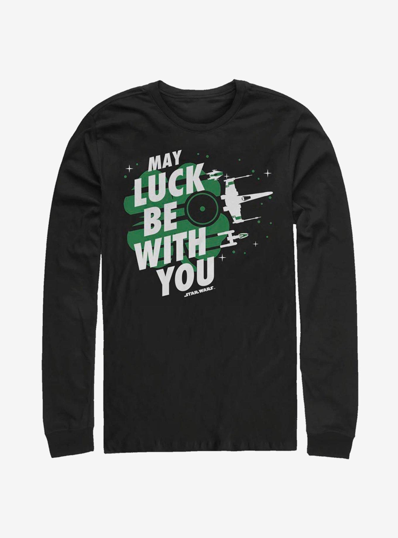 Star Wars Luck Fighters Long-Sleeve T-Shirt, BLACK, hi-res