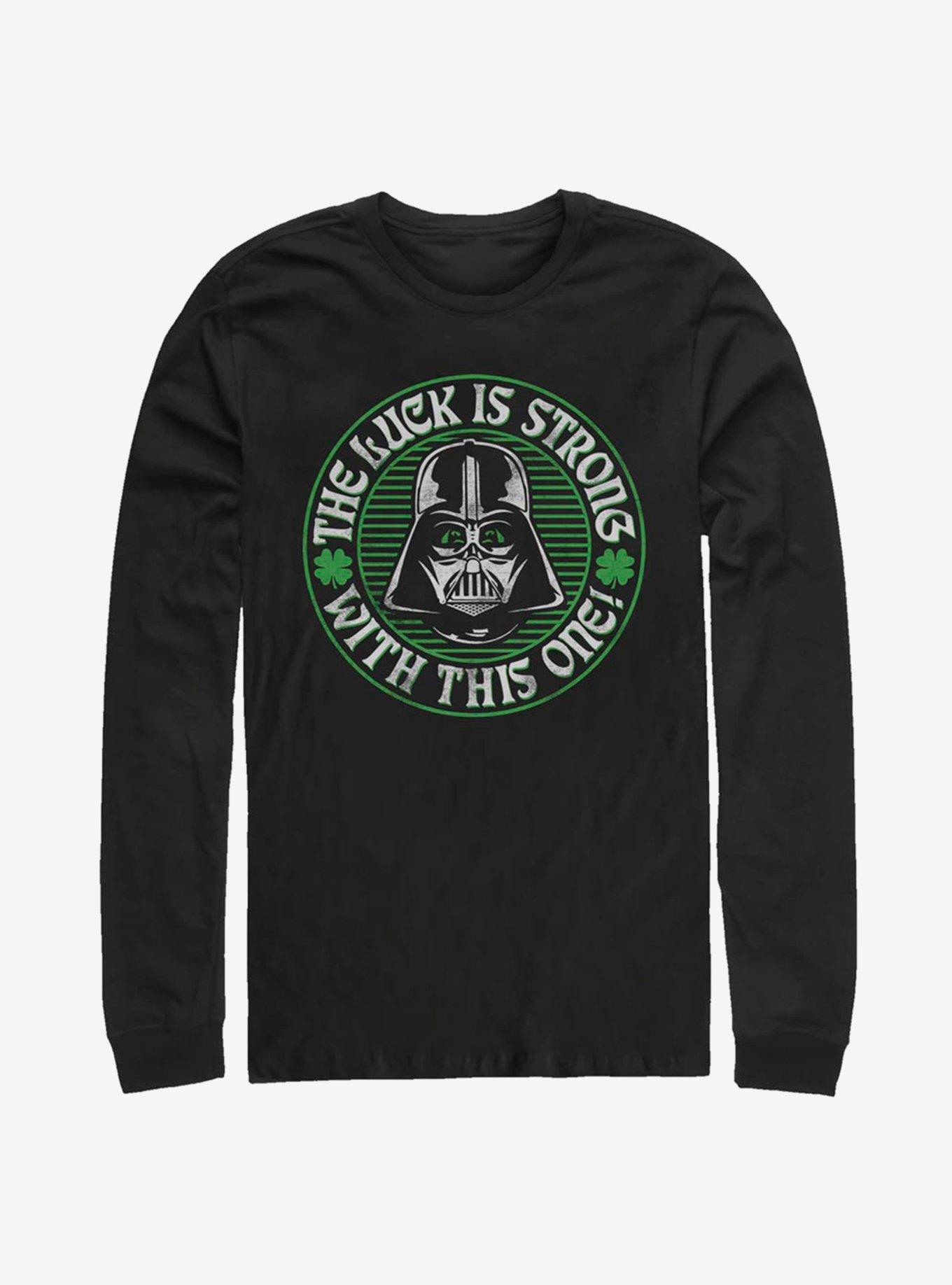 Star Wars Luck Is Strong Long-Sleeve T-Shirt, BLACK, hi-res
